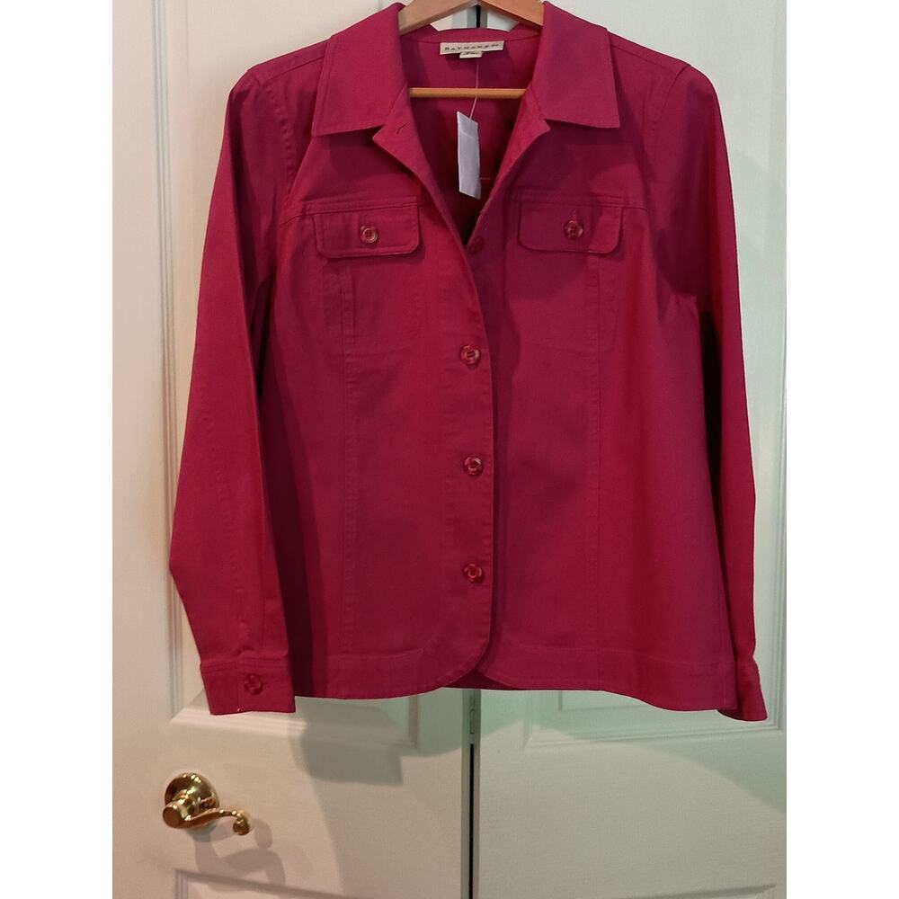Haymaker Women's Rasberry Button-Front Jacket - Picture 15 of 16